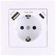 Toma empotrada Benson RA + USB + USB-C blanco - 4650012