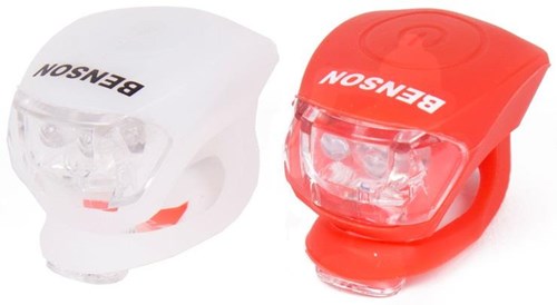 Silicona led de la lámpara de bicicleta