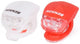Enzo benson led fietslampset 2 delig rood wit - 5700337