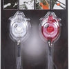 Set di lampade per bicicletta a LED Benson con elastico mini 2 parti rosso bianco - 5700335