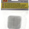 Serie de interruptores de superficie Benson blanco - 4650087