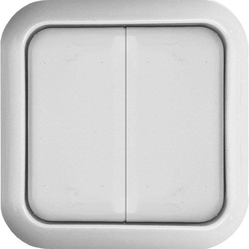 Serie de interruptores de superficie Benson blanco - 4650087