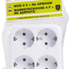 Benson Toma de superficie RA 4 vías blanco - 4650084