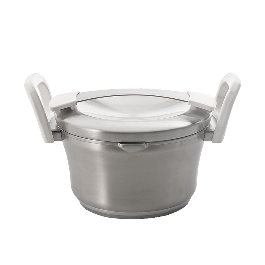 Berghoff auriga pentola con coperchio bianco ø16cm