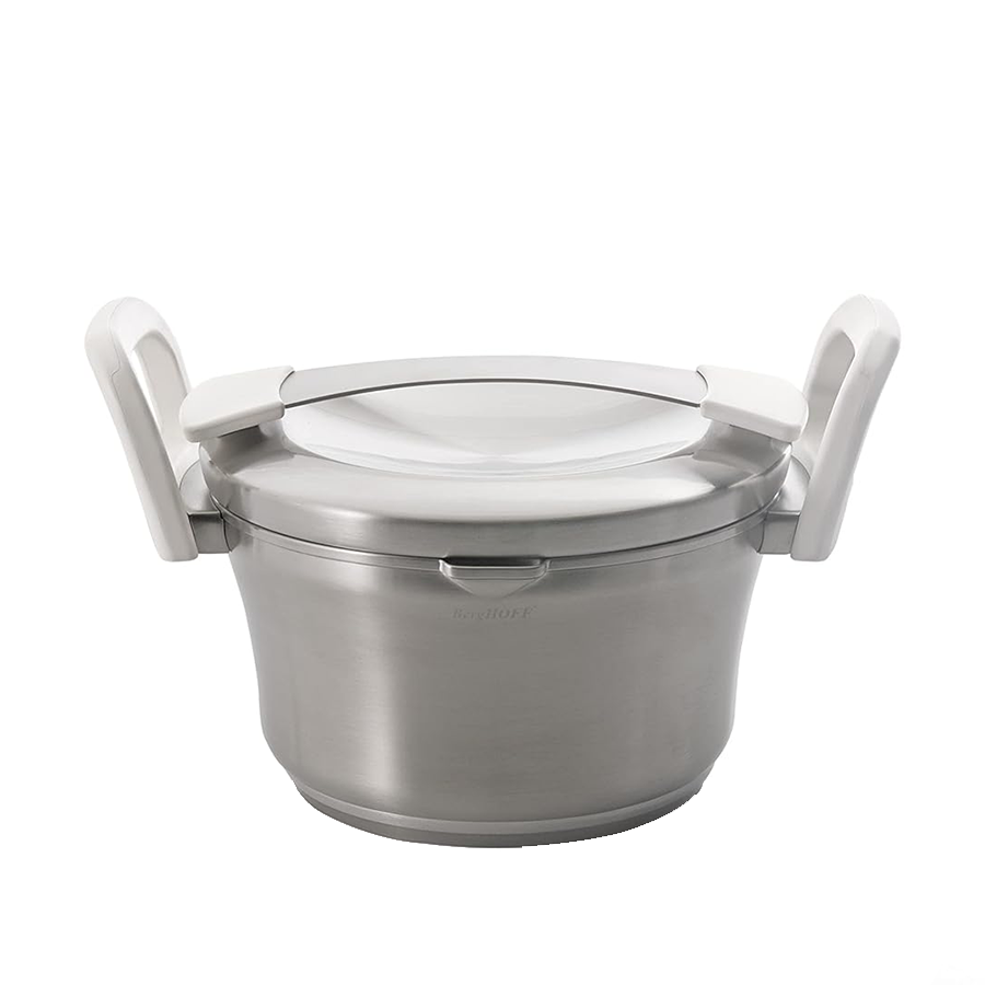 Berghoff auriga pentola con coperchio bianco ø18cm