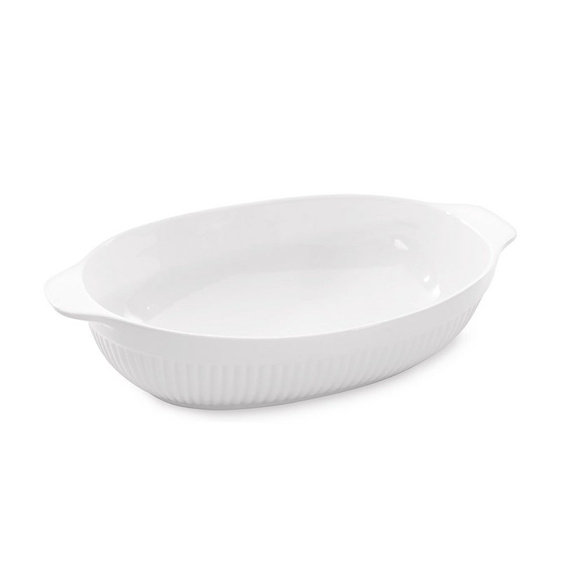 Fuente de horno Berghoff bianco ovalada 43x9x27cm