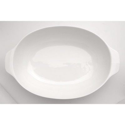 Fuente de horno Berghoff bianco ovalada 43x9x27cm