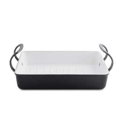 Cazuela Berghoff eclipse cerámica negra 33x24x7cm