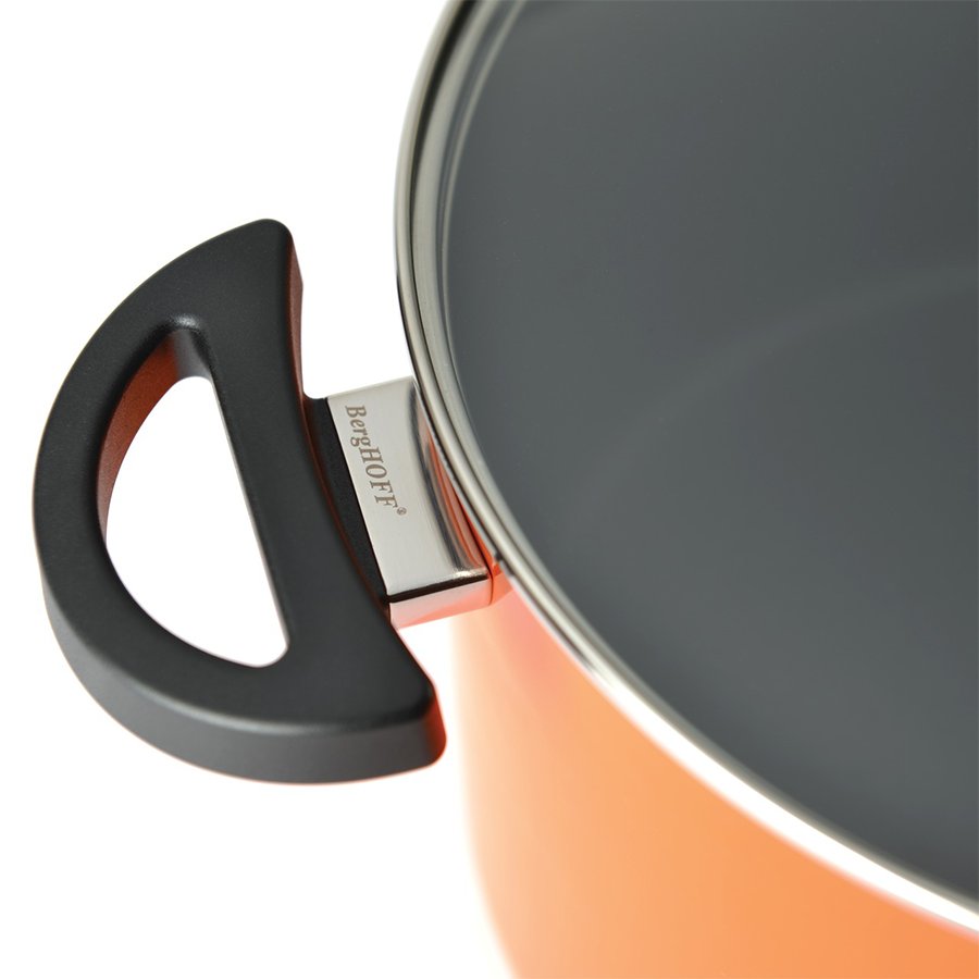 Olla con tapa Berghoff eclipse naranja ø16cm