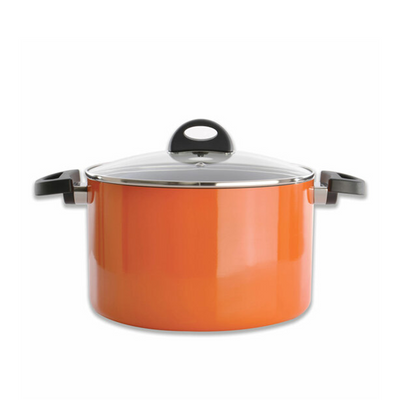 Berghoff Eclipse pentola con coperchio arancione ø24cm