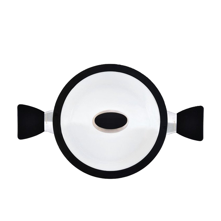 Olla con tapa Berghoff eclipse cerámica negra ø20cm