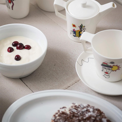 Berghoff eclipse tazza colazione con piatto codriez 2 pezzi
