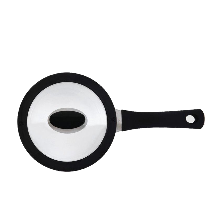 Pentola Berghoff Eclipse con coperchio in ceramica nera ø16cm