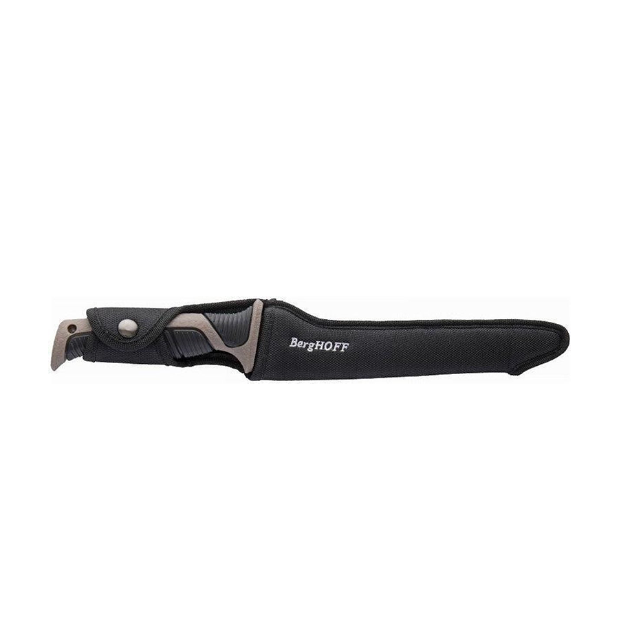Cuchillo fileteador Berghoff everslice dentado flexible 23 cm con funda protectora