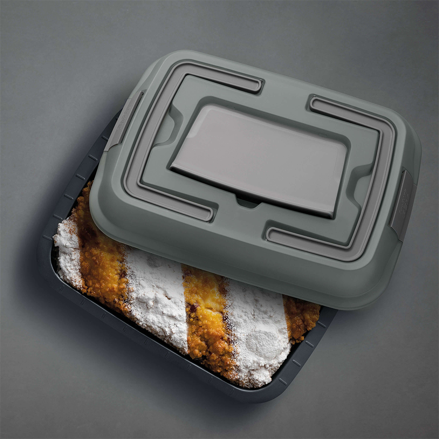 Teglia Pic Berghoff Gem con coperchio e taglierino grigio
