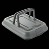 Teglia Pic Berghoff Gem con coperchio e taglierino grigio