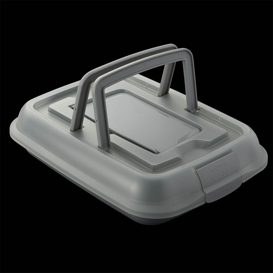 Teglia Pic Berghoff Gem con coperchio e taglierino grigio
