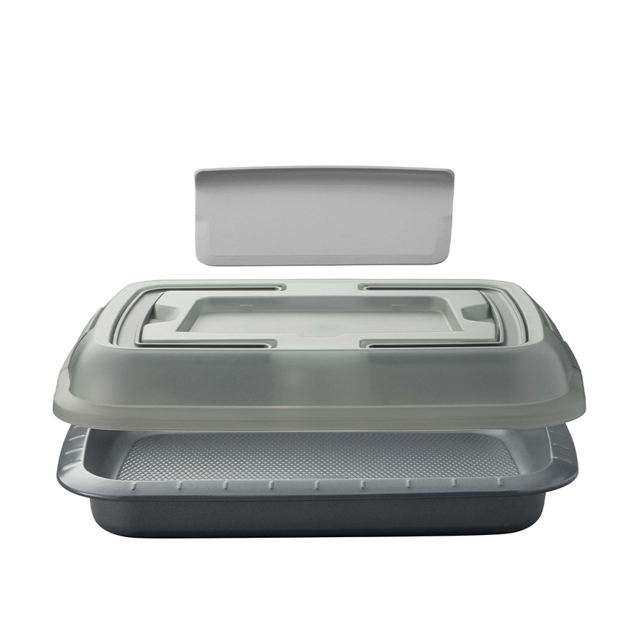 Teglia Pic Berghoff Gem con coperchio e taglierino grigio