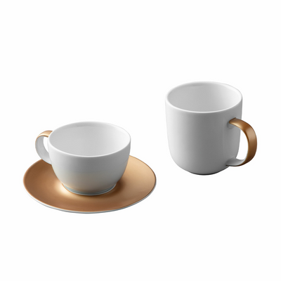 Berghoff gem servizio tè-caffè oro bianco 3 pezzi