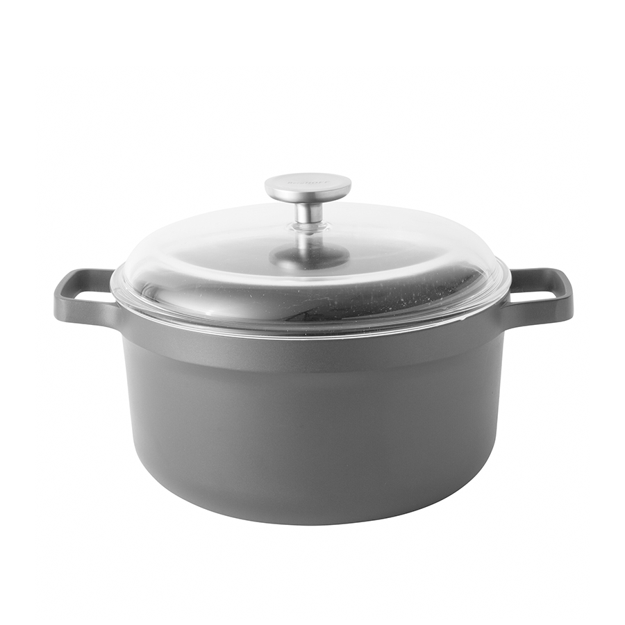 Pentola Berghoff gem con coperchio nero ø24cm