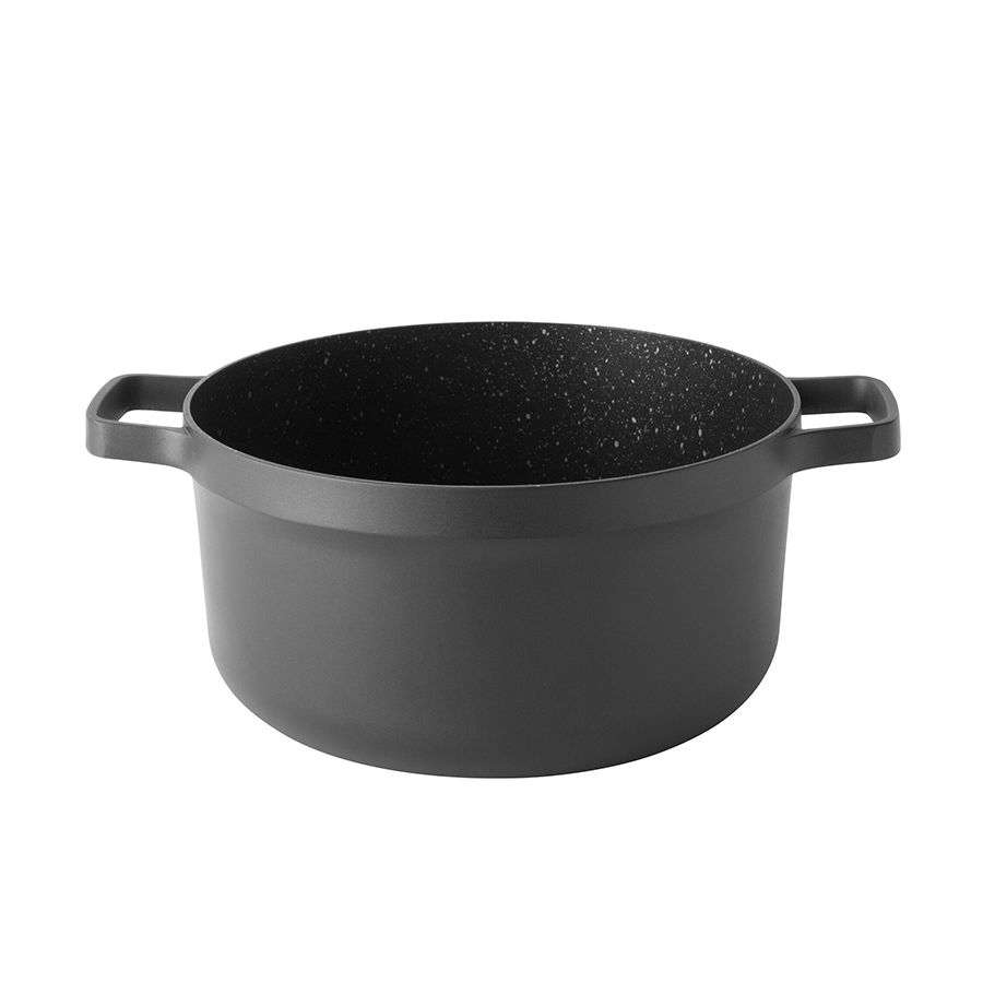 Pentola Berghoff gem con coperchio nero ø24cm