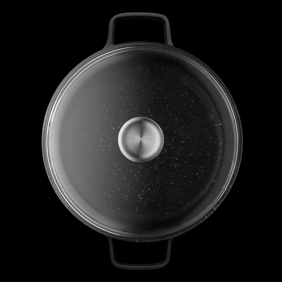 Pentola Berghoff gem con coperchio nero ø24cm
