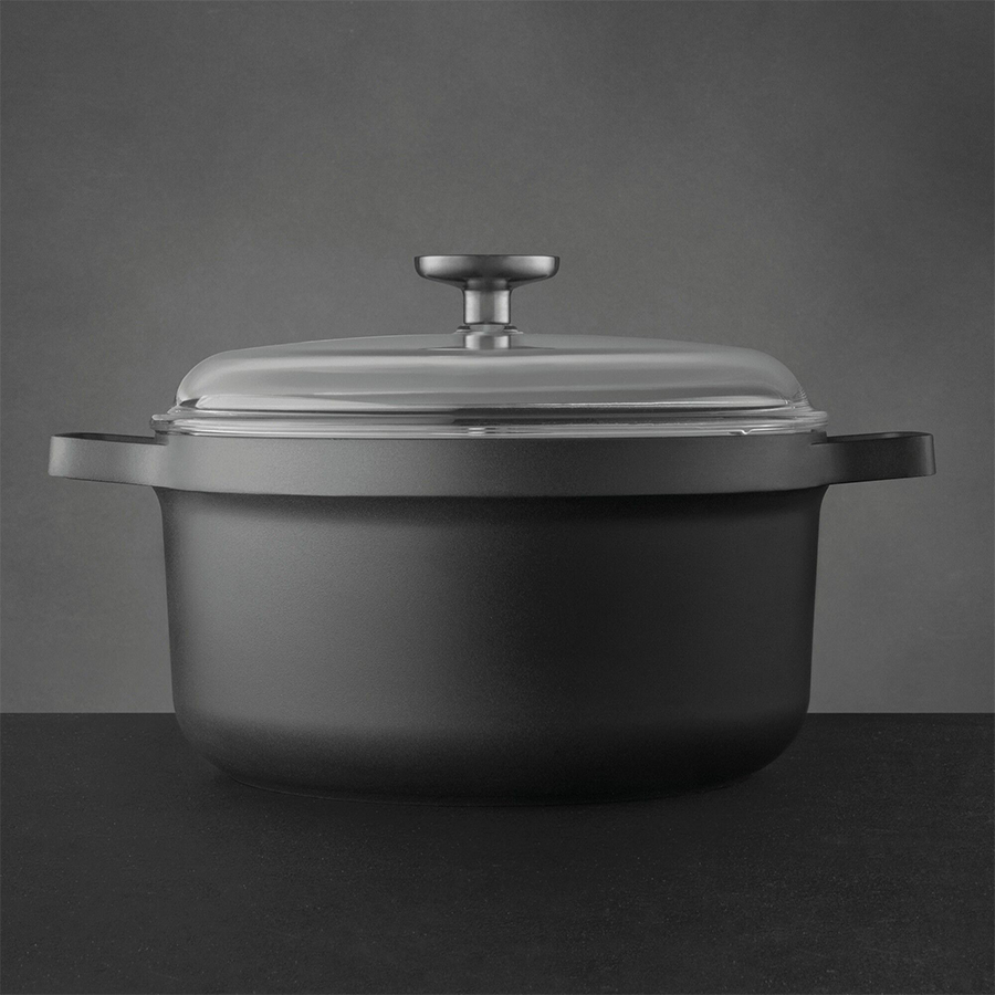 Pentola Berghoff gem con coperchio nero ø24cm