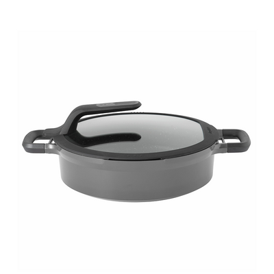 Berghoff gem padella 2 manici con coperchio stay cool grigio ø28cm