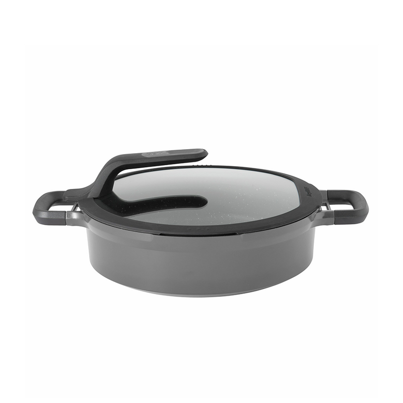 Sartén Berghoff gem 2 asas con tapa Stay Cool gris ø28cm