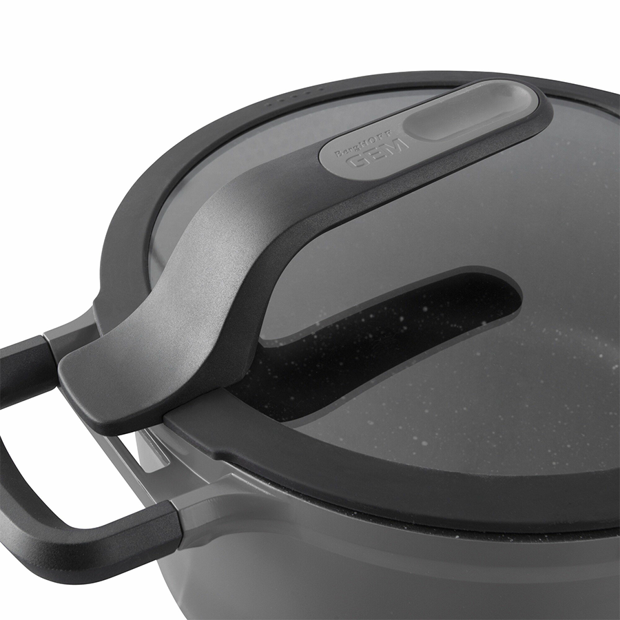 Sartén Berghoff gem 2 asas con tapa Stay Cool gris ø28cm