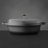 Berghoff gem padella 2 manici con coperchio nero ø28cm