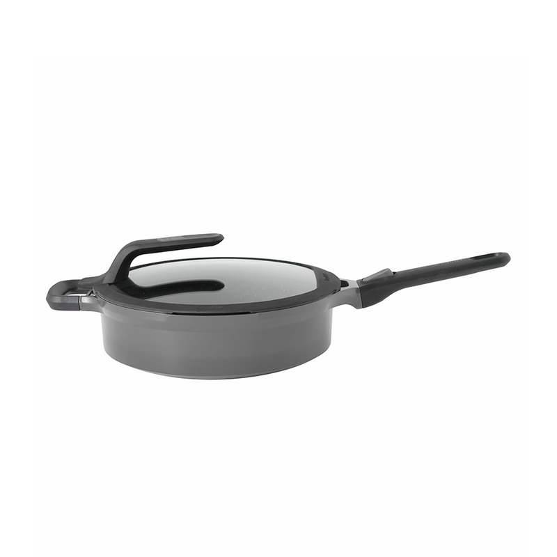 Sartén Berghoff Gem mango extraíble con tapa Stay Cool gris ø28cm