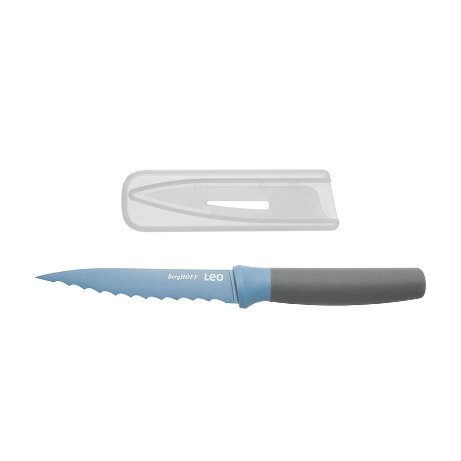Coltello seghettato universale Berghoff Leo Lite con custodia protettiva