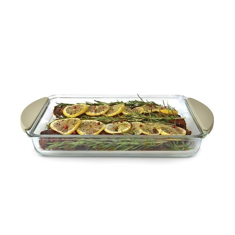 Berghoff moon pirofila in vetro grande