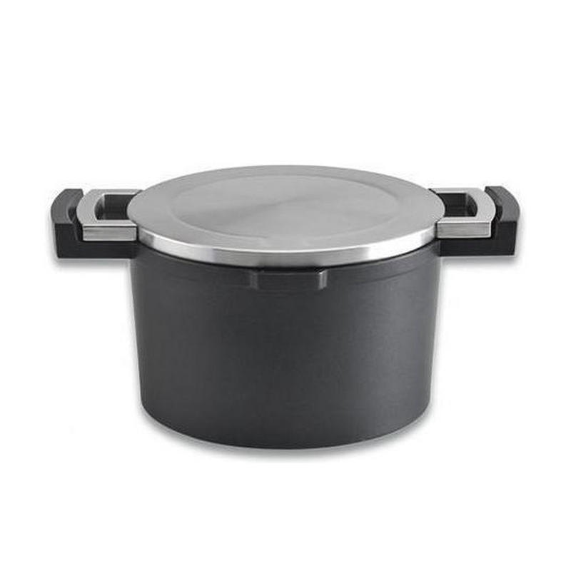 Berghoff neo pentola con coperchio in ceramica nera ø20cm