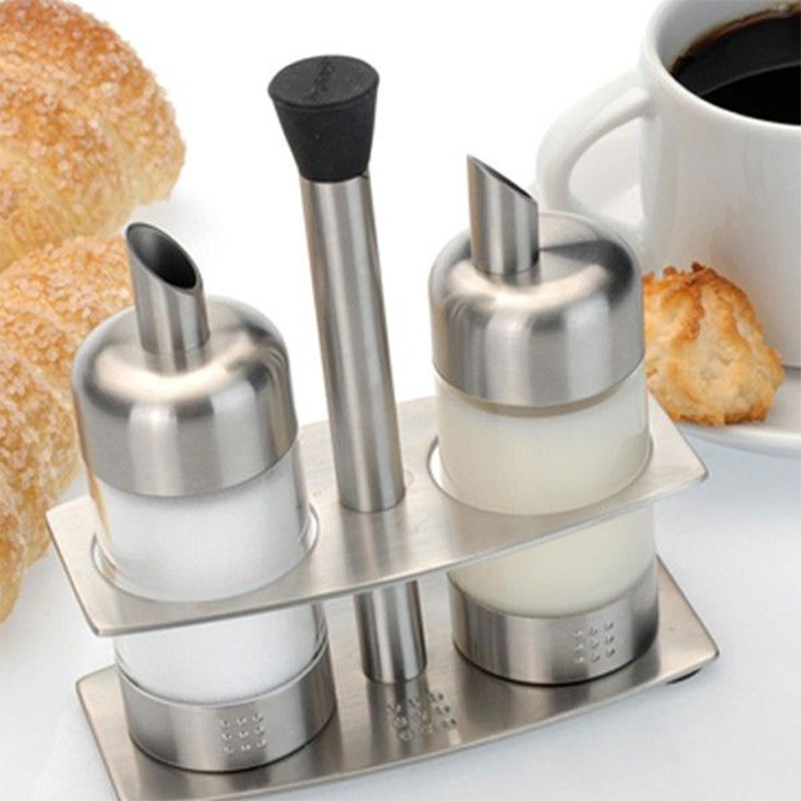 Berghoff Orion set latte e zucchero 2x60ml 3 pezzi
