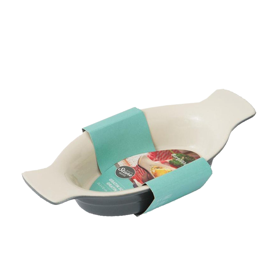 Pirofila Berghoff ovale grigia 24,5x12cm