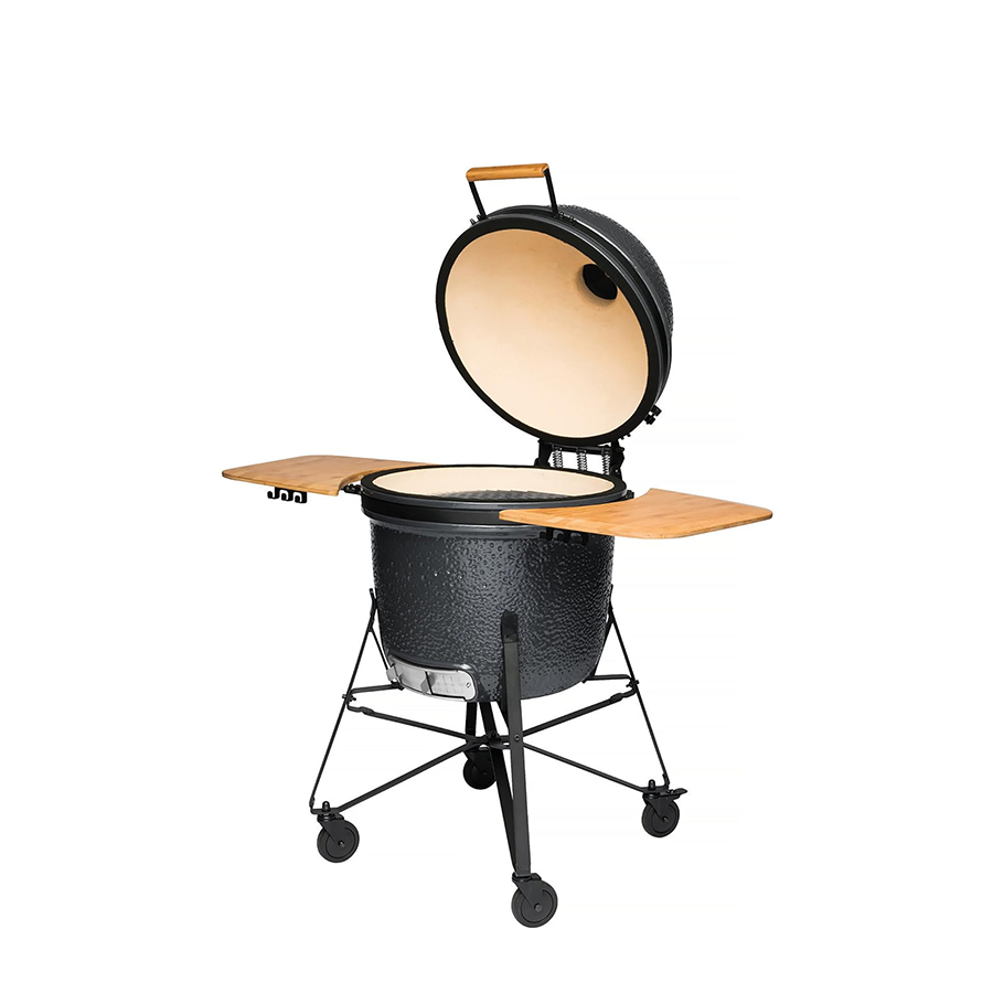 Berghoff Ron BBQ in ceramica grande pietra grigia 58 cm 8 pezzi