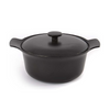 Pentola Berghoff Ron con coperchio in ghisa nera ø24cm