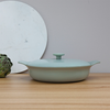 Berghoff ron padella con coperchio in ghisa verde ø28cm