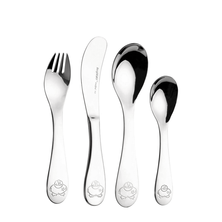 Set di posate Berghoff Sheriff Duck per bambini, 4 pezzi