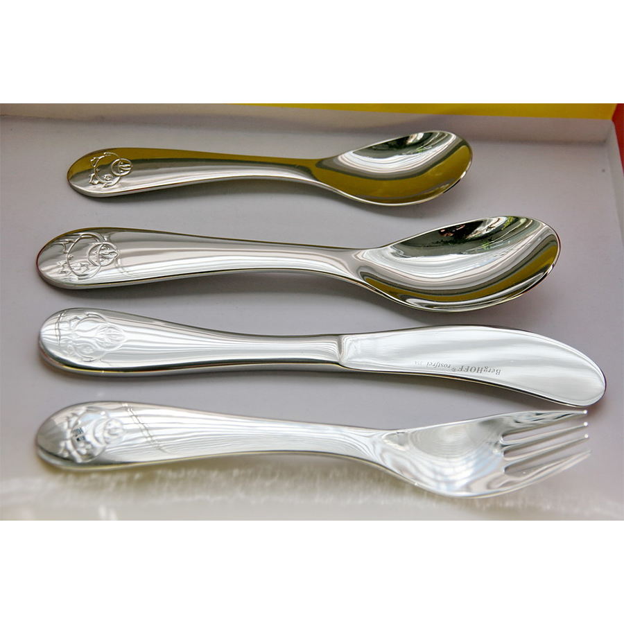 Set di posate Berghoff Sheriff Duck per bambini, 4 pezzi
