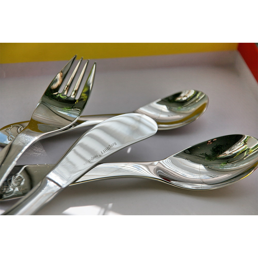 Set di posate Berghoff Sheriff Duck per bambini, 4 pezzi