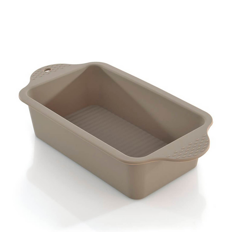 Stampo per torta Berghoff Studio rettangolare in silicone beige 29x15x6,5 cm