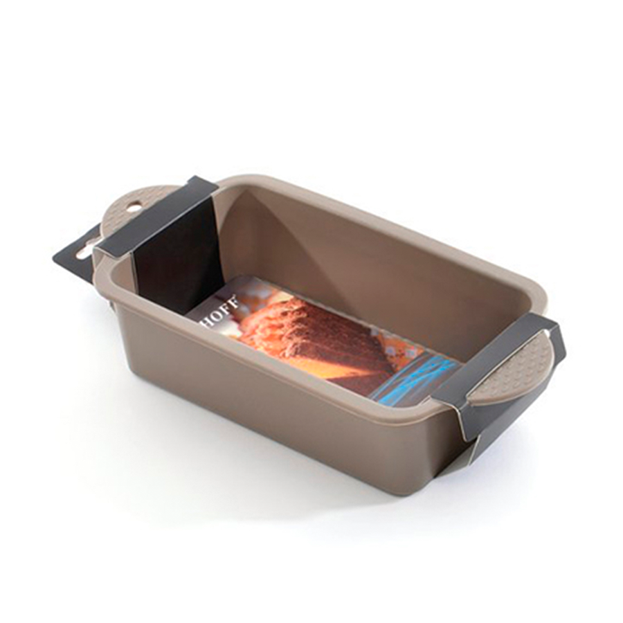 Stampo per torta Berghoff Studio rettangolare in silicone beige 29x15x6,5 cm