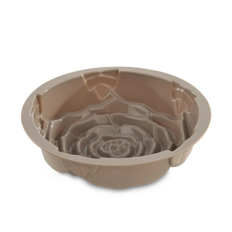 Stampo per torta Berghoff Studio rosa silicone beige 25x25x8cm