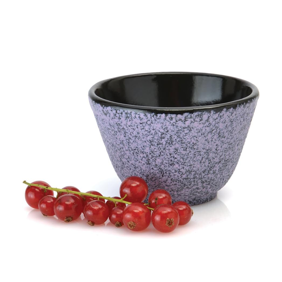 Berghoff studio tazza da tè in ghisa viola 100 ml 2 pezzi