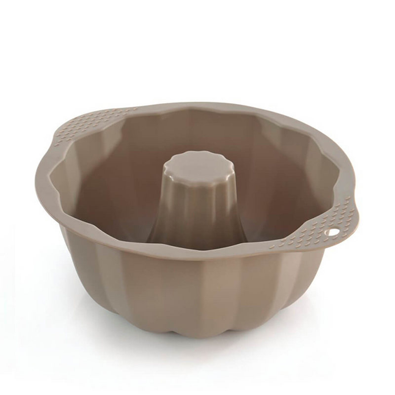 Berghoff studio molde turbante silicona beige 27x23x10cm
