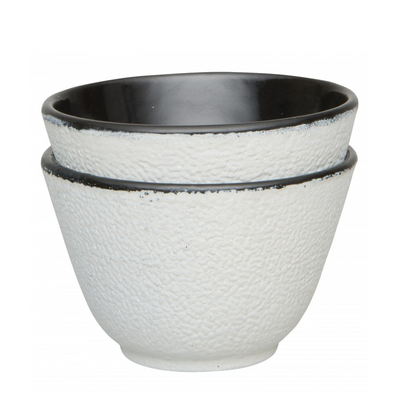 Tazza da tè Berghoff in ghisa bianca 100ml 2 pezzi