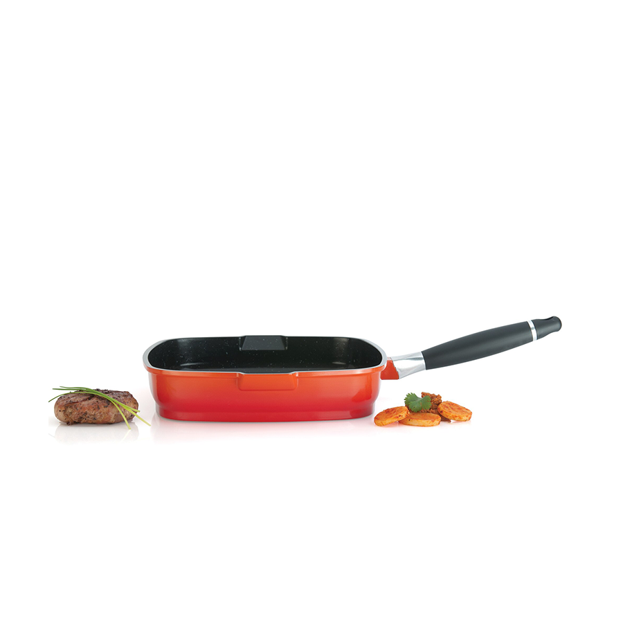 Bistecchiera Berghoff Virgo manico removibile 28 cm